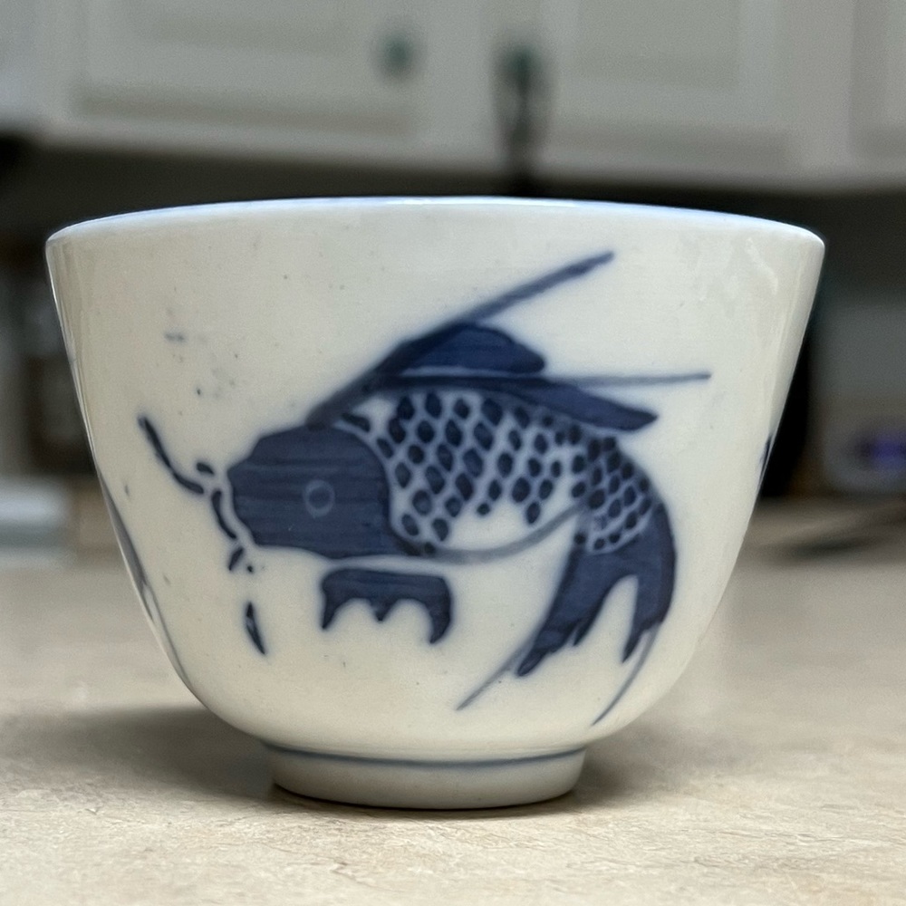 Koi fish sake cups